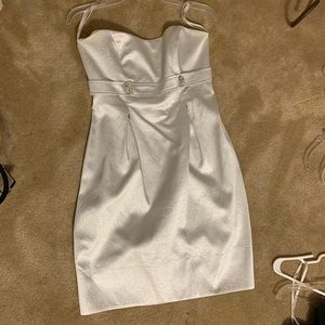 Silver cocktail dress